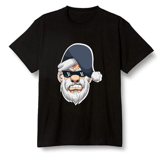 Pop Colour AJ1 High OG CO JP Midnight Navy - Gangster Santa - Black Men T-shirt