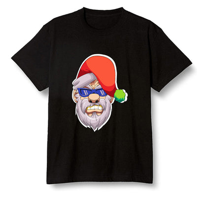 Pop Colour AJ1 Retro OG High J Balvin - Colores Y Vibras - Gangster Santa - Black Men T-shirt