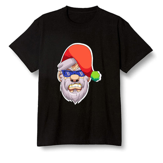Pop Colour AJ1 Retro OG High J Balvin - Colores Y Vibras - Gangster Santa - Black Men T-shirt