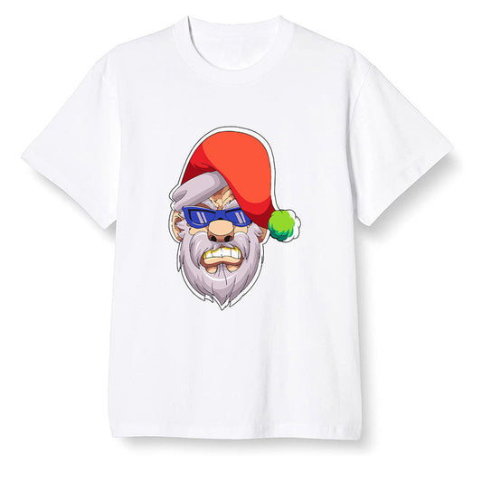 Pop Colour AJ1 Retro OG High J Balvin - Colores Y Vibras - Gangster Santa - White Men T-shirt