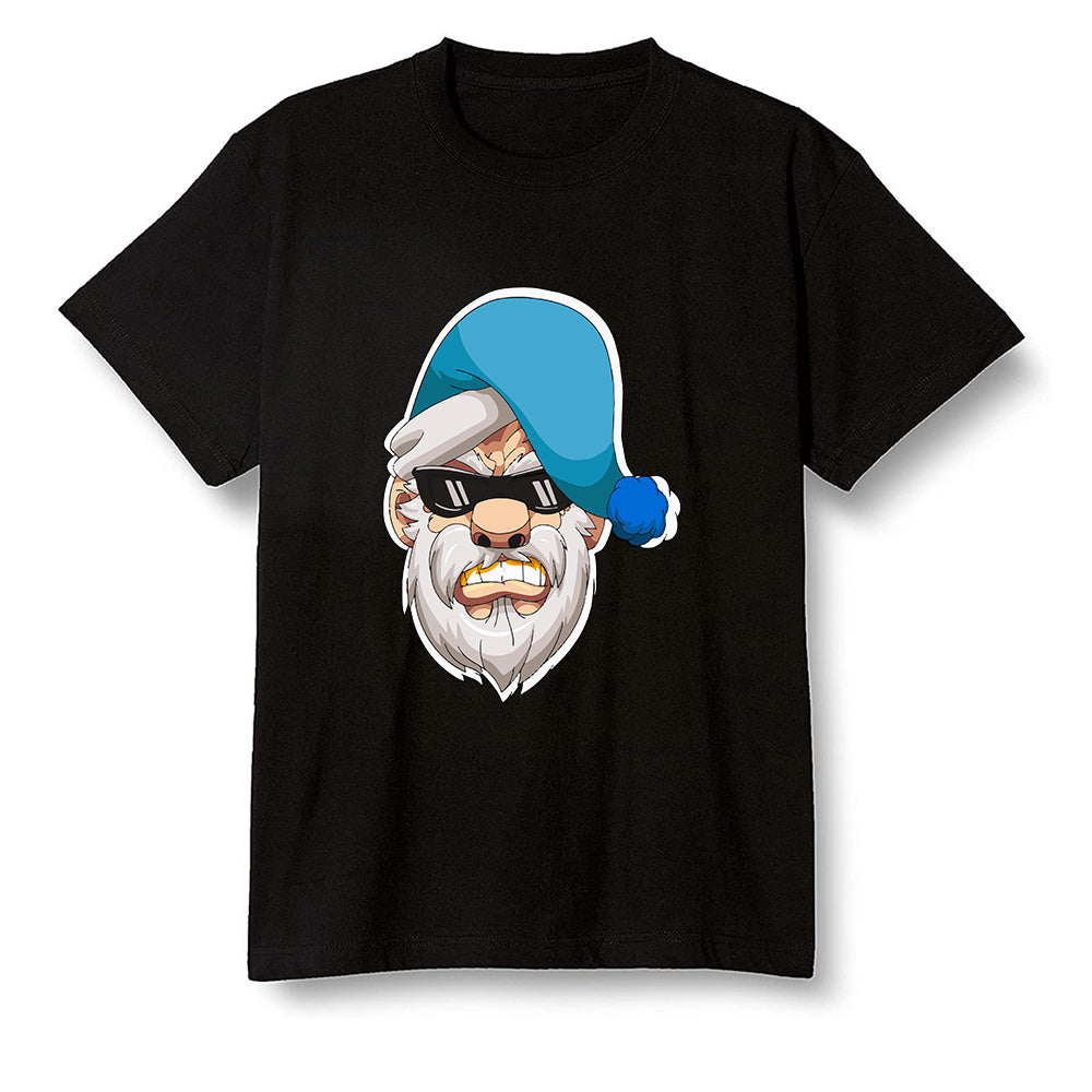 Pop Colour AJ1 Retro High OG PRO Prototype - Gangster Santa - Black Men T-shirt