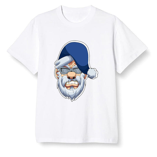 Pop Colour AJ13 Retro Flint - Gangster Santa - White Men T-shirt