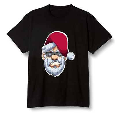 Pop Colour AJ13 Retro Gym Red Flint Grey - Gangster Santa - Black Men T-shirt
