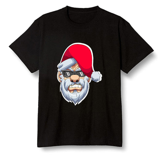 Pop Colour AJ6 Retro White Infrared - Gangster Santa - Black Men T-shirt