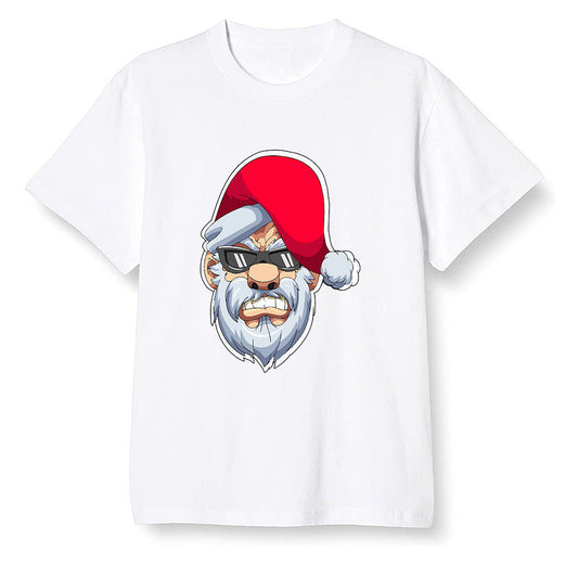 Pop Colour AJ6 Retro White Infrared - Gangster Santa - White Men T-shirt