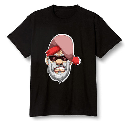 Pop Colour AJ6 Retro NRG Rust Pink - Gangster Santa - Black Men T-shirt
