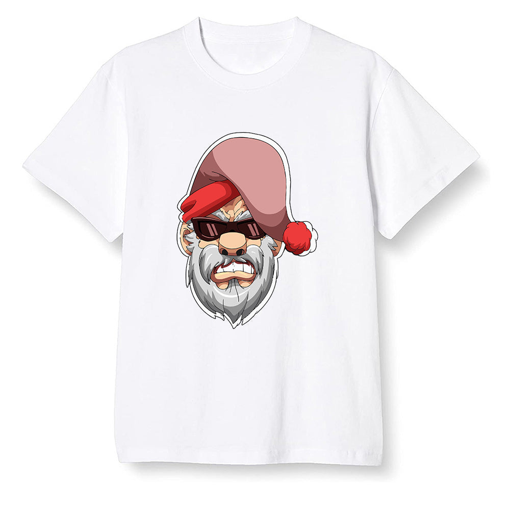 Pop Colour AJ6 Retro NRG Rust Pink - Gangster Santa - White Men T-shirt