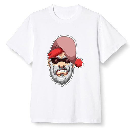 Pop Colour AJ6 Retro NRG Rust Pink - Gangster Santa - White Men T-shirt
