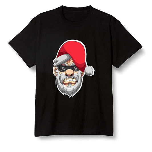 Nike Pop Colour AJ6 Retro Reflective Infrared - Gangster Santa - Black Men T-shirt