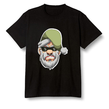 Pop Colour AJ6 Retro SP Travis Scott - Medium Olive - Gangster Santa - Black Men T-shirt