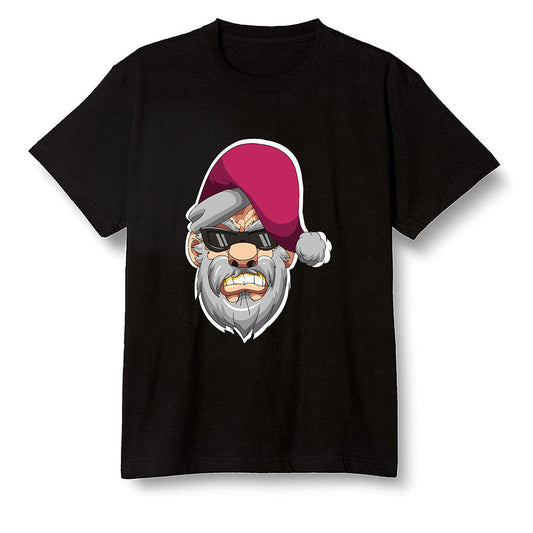 Pop Colour AJ6 Retro Bordeaux - Gangster Santa - Black Men T-shirt