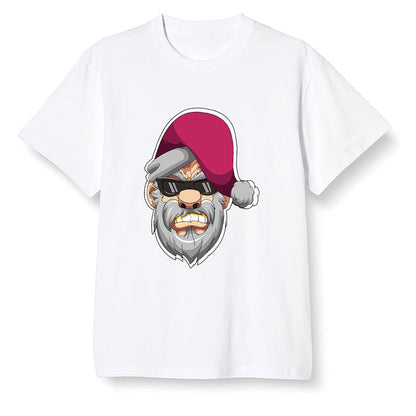 Pop Colour AJ6 Retro Bordeaux - Gangster Santa - White Men T-shirt