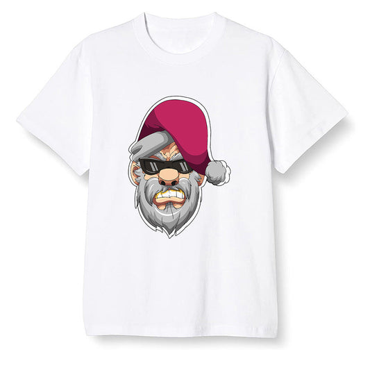 Pop Colour AJ6 Retro Bordeaux - Gangster Santa - White Men T-shirt