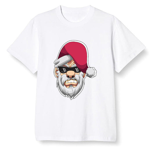 Pop Colour AJ6 Retro Carmine - Gangster Santa - White Men T-shirt