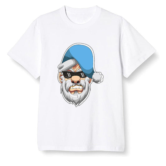 Pop Colour AJ6 UNC White - Gangster Santa - White Men T-shirt
