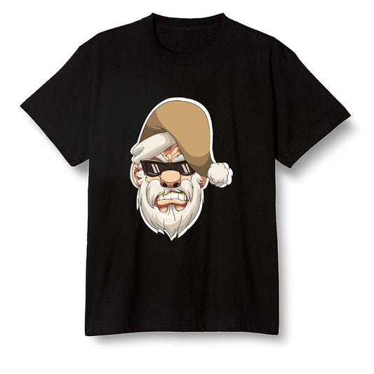 Pop Colour AJ6 Retro Quai 54 - Sail Gum - Gangster Santa - Black Men T-shirt