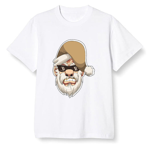Pop Colour AJ6 Retro Quai 54 - Sail Gum - Gangster Santa - White Men T-shirt