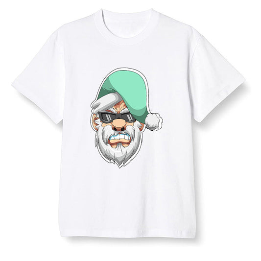 Pop Colour AJ6 Tiffany Blue - Gangster Santa - White Men T-shirt