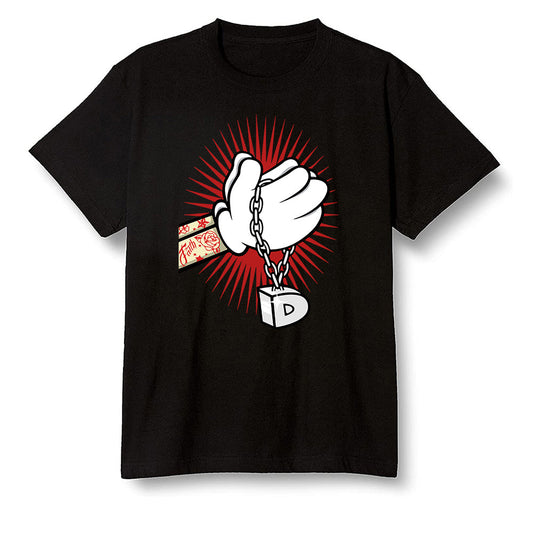 Pop Colour AJ1 Low Black Toe - Greed  - Black Men T-shirt