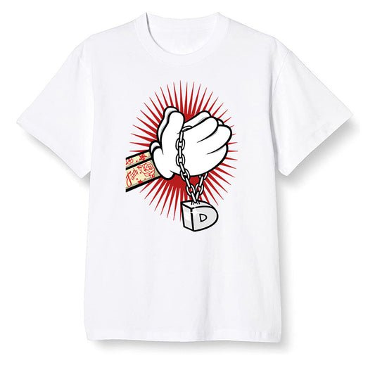 Pop Colour AJ1 Low Black Toe - Greed  - White Men T-shirt