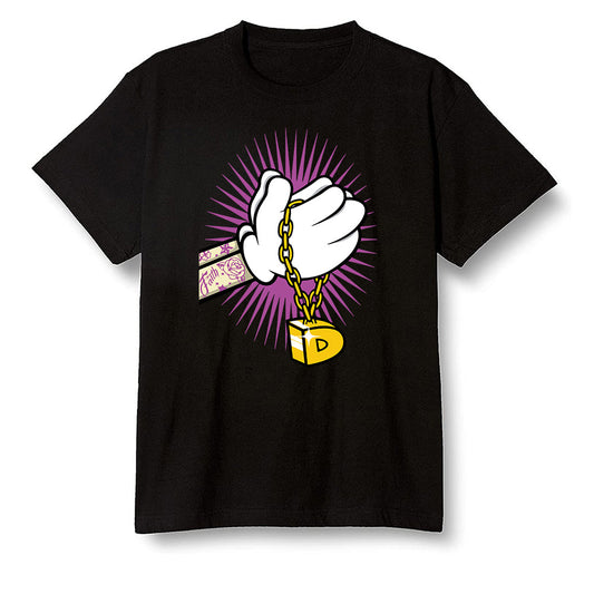Pop Colour AJ1 Retro High OG Brotherhood - Greed  - Black Men T-shirt