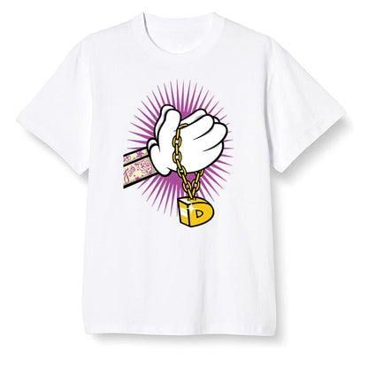 Pop Colour AJ1 Retro High OG Brotherhood - Greed  - White Men T-shirt