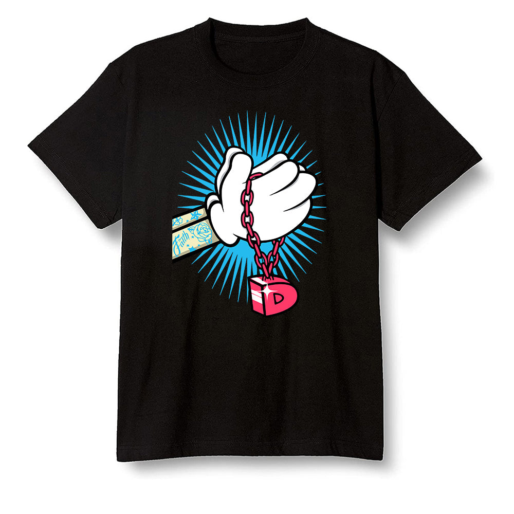 Pop Colour AJ1 NRG Joint Model - UNC - Greed  - Black Men T-shirt