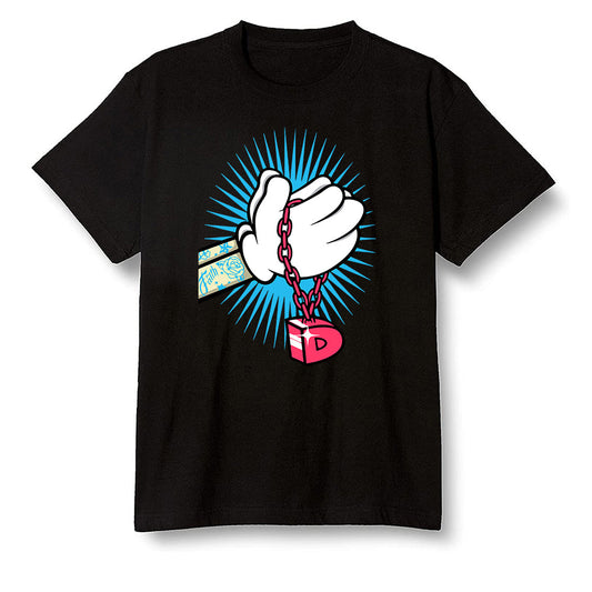 Pop Colour AJ1 NRG Joint Model - UNC - Greed  - Black Men T-shirt