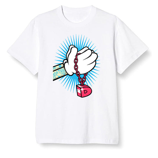 Pop Colour AJ1 NRG Joint Model - UNC - Greed  - White Men T-shirt