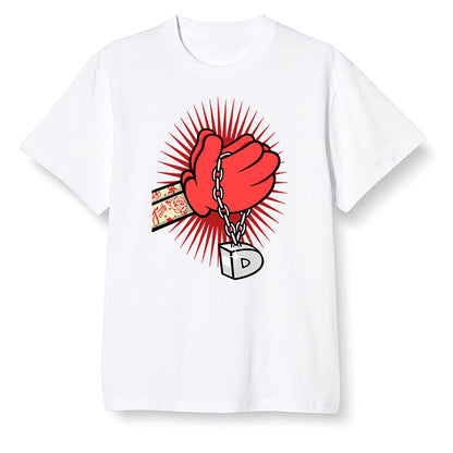 Pop Colour AJ1 High OG Satin Snake Chicago - Greed  - White Men T-shirt