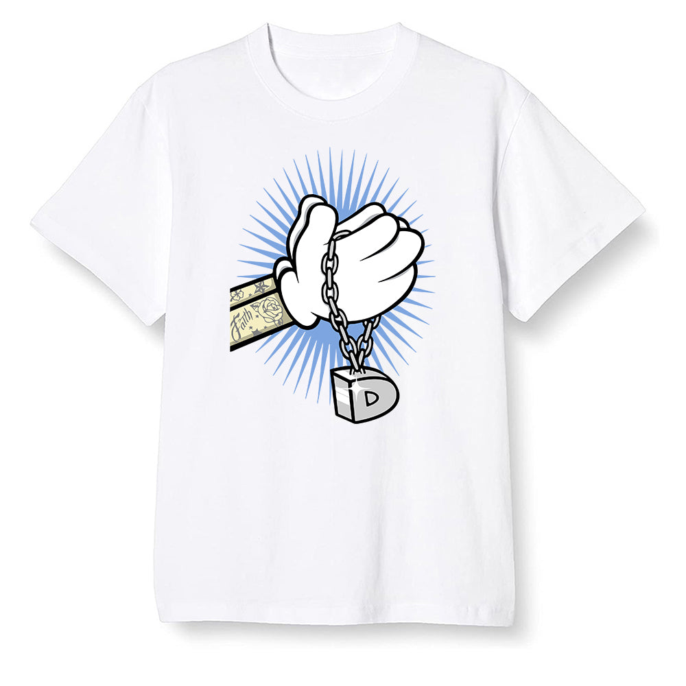 Pop Colour AJ1 Low Wolf Grey/Sail/Photon Dust/White - Greed  - White Men T-shirt