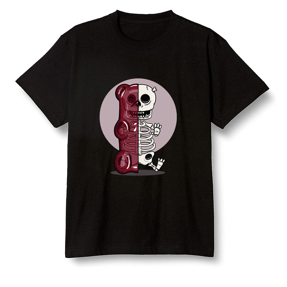 Pop Colour AJ1 Low Black Toe - Gummy bears - Black Men T-shirt