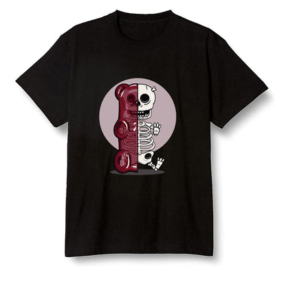 Pop Colour AJ1 Low Black Toe - Gummy bears - Black Men T-shirt