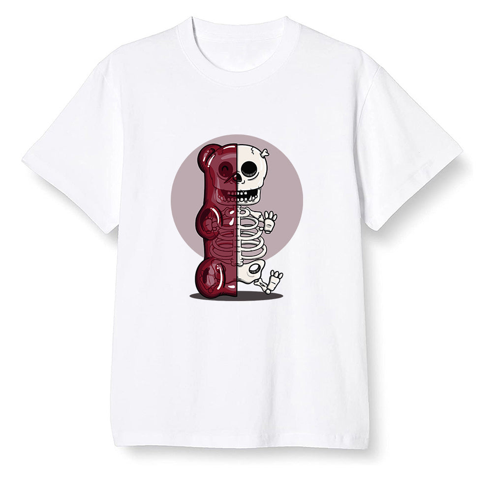 Pop Colour AJ1 Low Black Toe - Gummy bears - White Men T-shirt