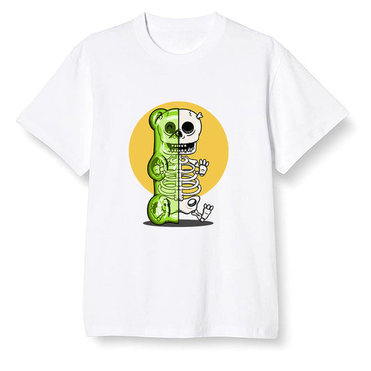 Pop Colour AJ1 Retro High OG Volt Gold - Gummy bears - White Men T-shirt