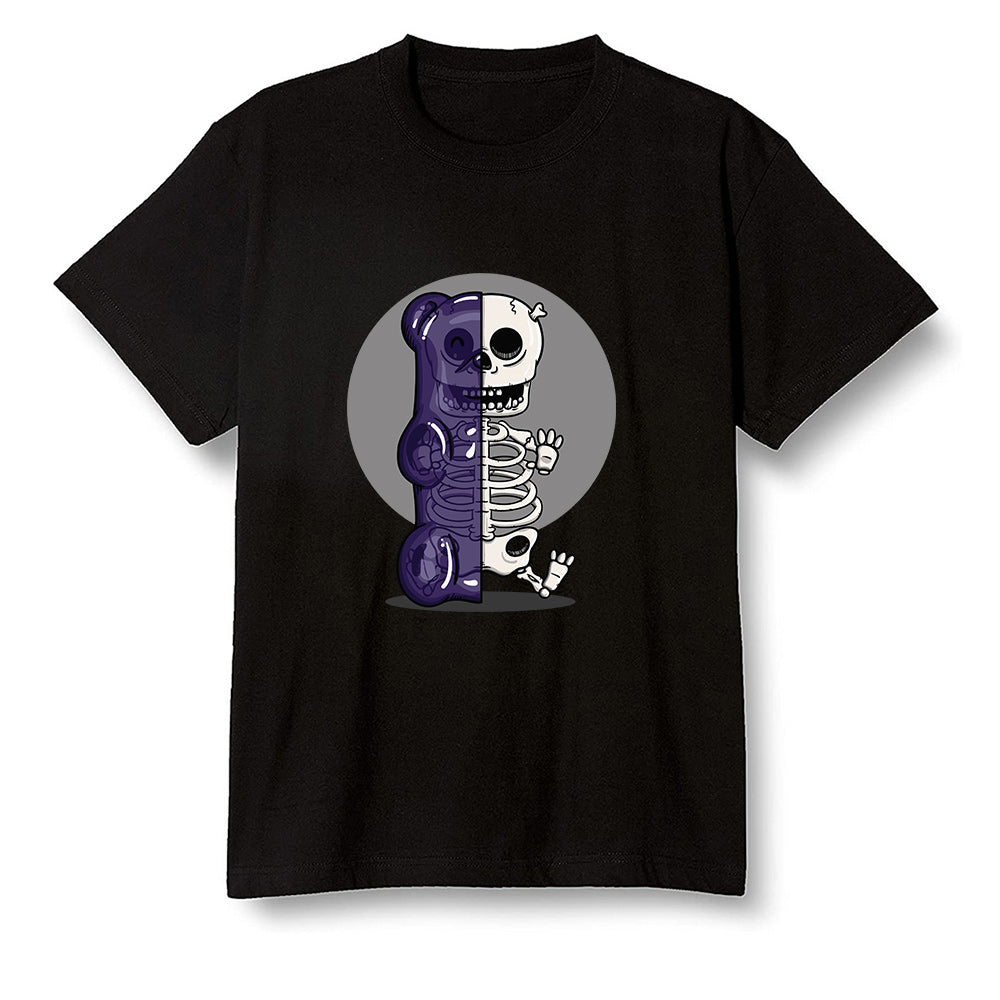 Pop Colour AJ1 Retro High OG Court Purple - Gummy bears - Black Men T-shirt