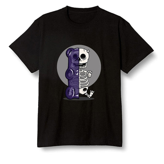 Pop Colour AJ1 Retro High OG Court Purple - Gummy bears - Black Men T-shirt