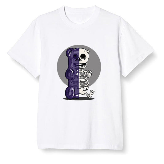 Pop Colour AJ1 Retro High OG Court Purple - Gummy bears - White Men T-shirt