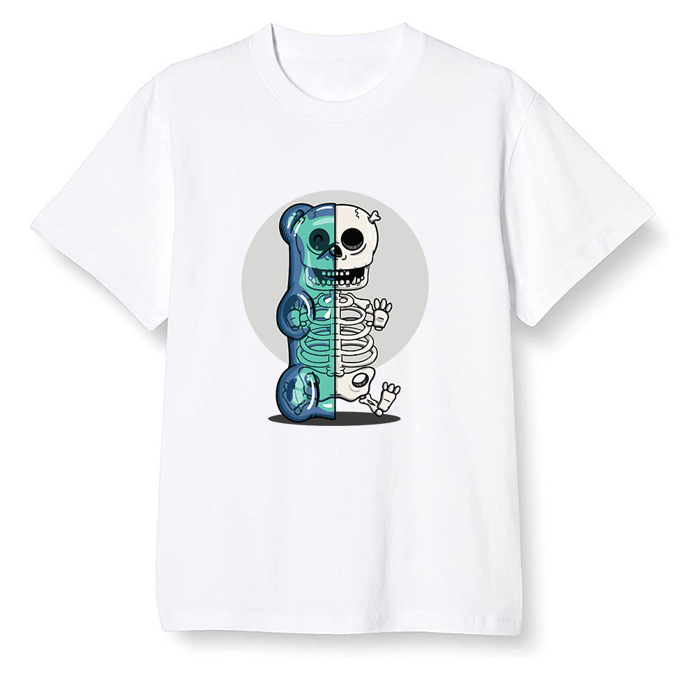 Pop Colour AJ1 High OG TIE DYE - Gummy bears - White Men T-shirt