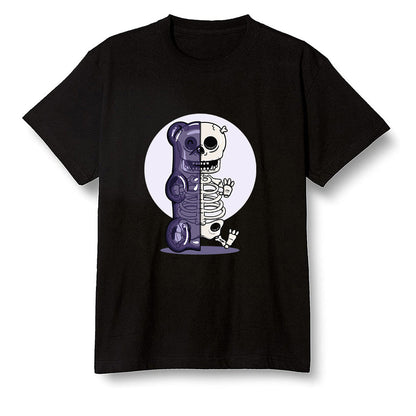 Pop Colour AJ1 High OG Court Purple - Gummy bears - Black Men T-shirt