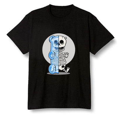 Pop Colour AJ1 Low Wolf Grey/Sail/Photon Dust/White - Gummy bears - Black Men T-shirt