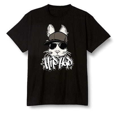Pop Colour AJ1 Retro High Dark Mocha - Hip Hop bunny - Black Men T-shirt