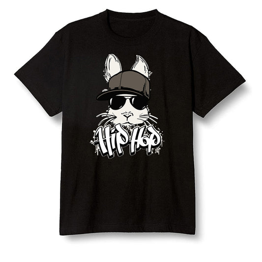 Pop Colour AJ1 Retro High Dark Mocha - Hip Hop bunny - Black Men T-shirt