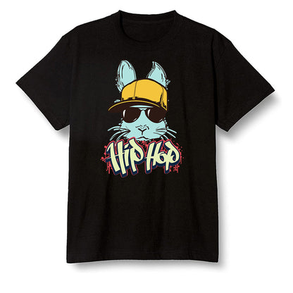 Pop Colour AJ1 Retro High OG Tokyo Bio Hack - Hip Hop bunny - Black Men T-shirt
