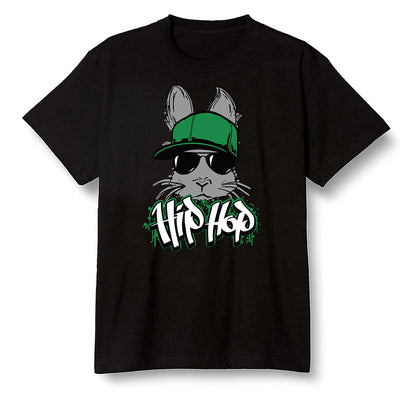 Pop Colour AJ1 Retro High OG Pine Green J10443 - Hip Hop bunny - Black Men T-shirt