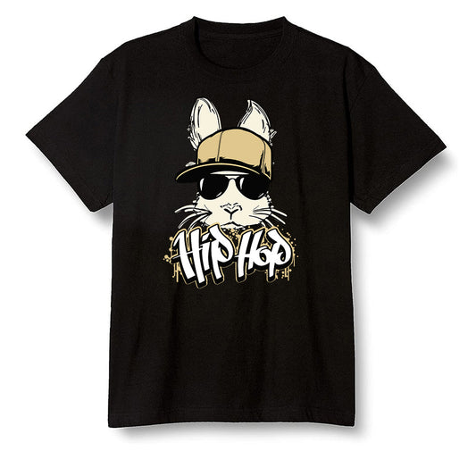 Pop Colour AJ1 Retro Hi Prm Mushroom - Hip Hop bunny - Black Men T-shirt