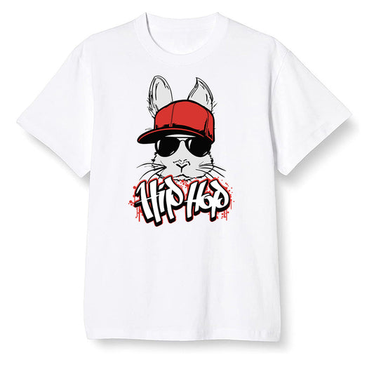 Pop Colour AJ1 High OG Satin Snake Chicago - Hip Hop bunny - White Men T-shirt