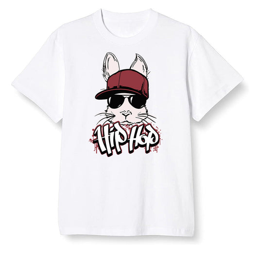 Pop Colour AJ1 Retro High OG SP White/Royal/Varsity Red/Black - Hip Hop bunny - White Men T-shirt