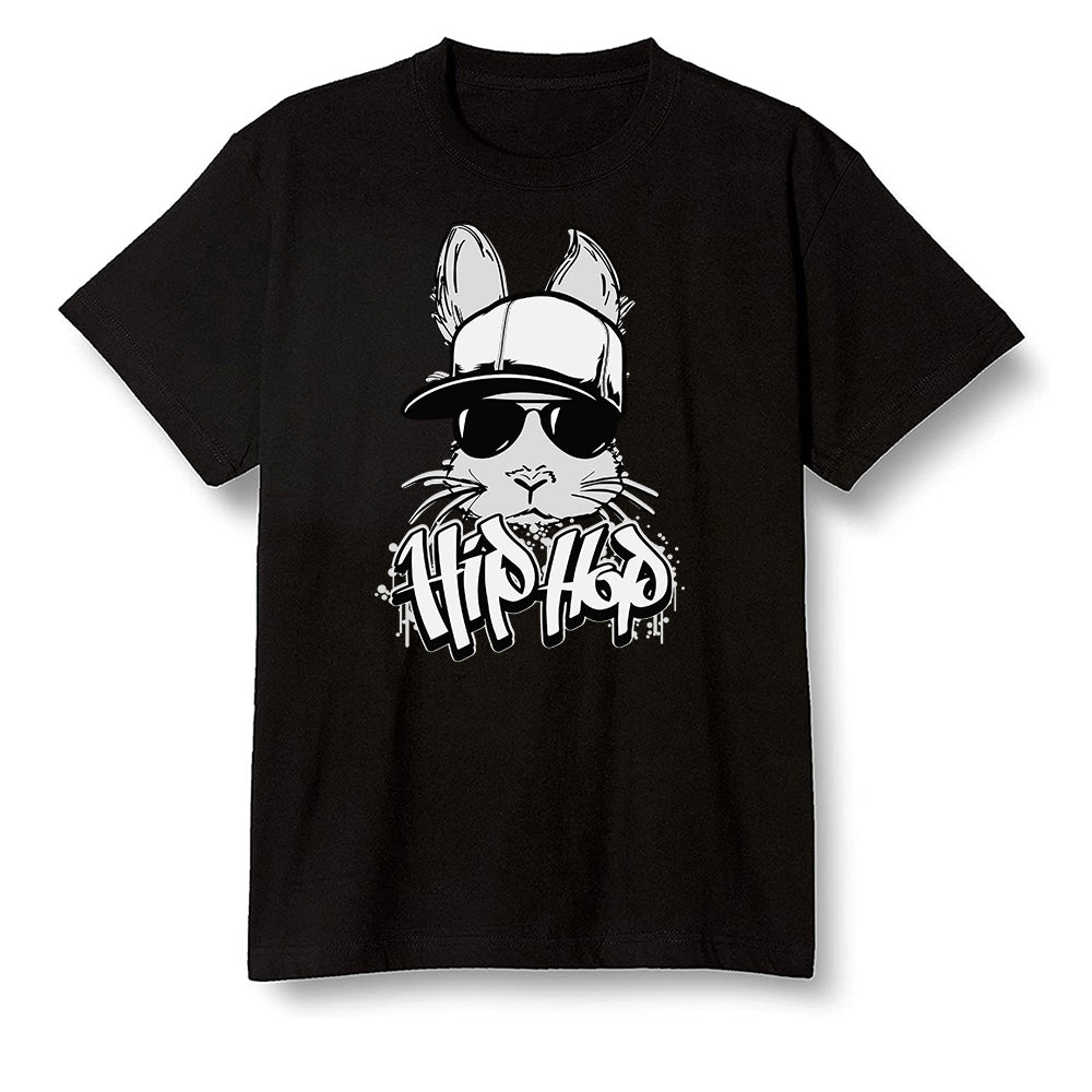 Pop Colour AJ1 Retro High OG CO Japan - Neutral Grey - Hip Hop bunny - Black Men T-shirt