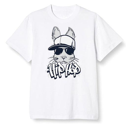 Pop Colour AJ1 High OG CO JP Midnight Navy - Hip Hop bunny - White Men T-shirt